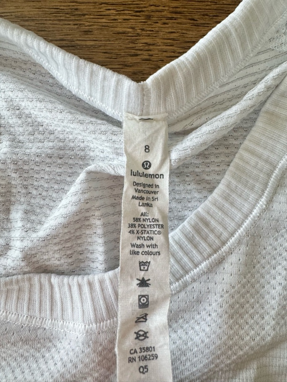 lululemon athletica White Swiftly Tech Short Sleeve Crew Top - Picture 5 of 8